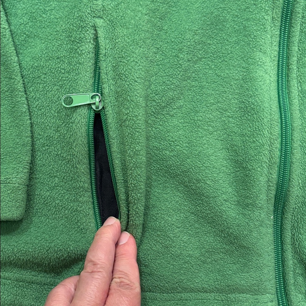 Columbia Forest Green Full-Zip Fleece - Picture 3 of 9